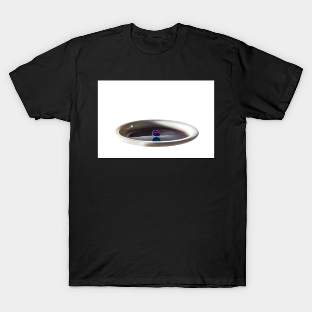 Hovering water drop T-Shirt by RosNapier